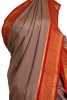 Contrast Classic Mysore Crepe Silk Saree
